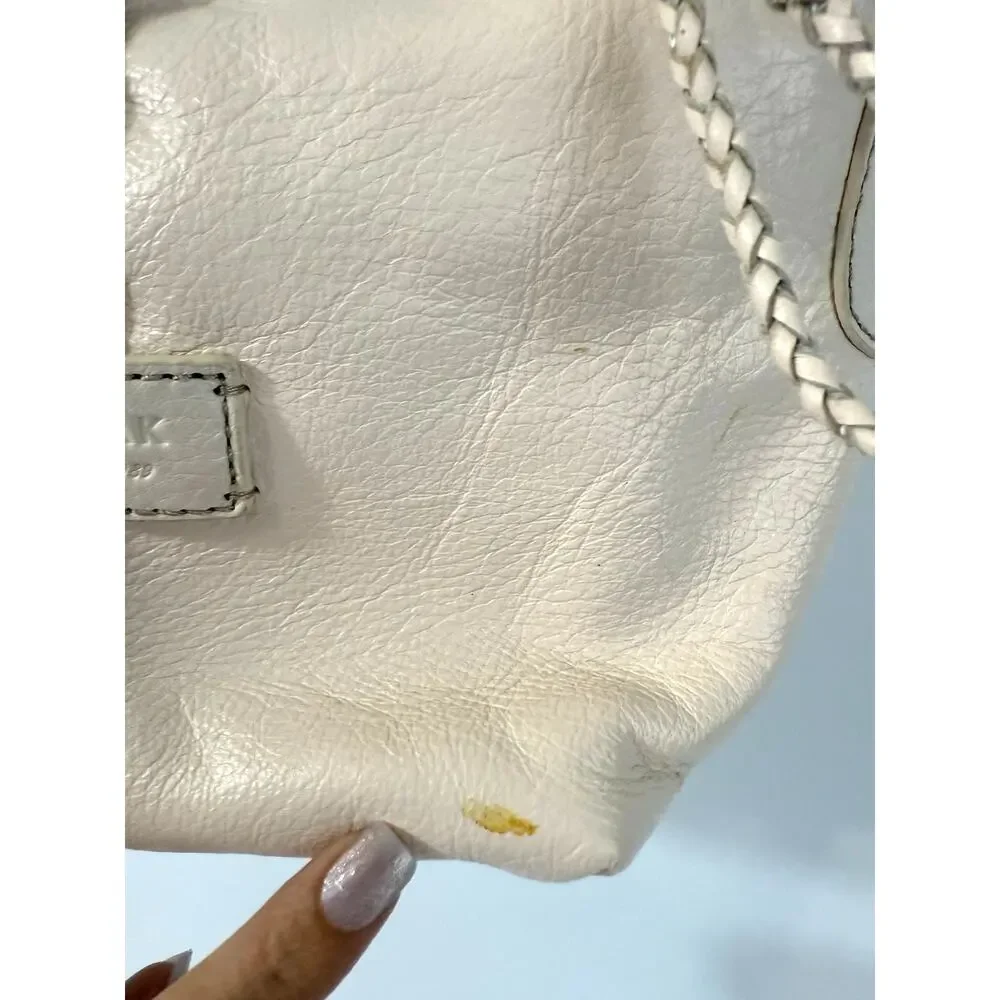 The Sak Mariposa Leather Hobo Shoulder Purse Neutral Chic Boho Bag Zipper - Picture 3 of 10